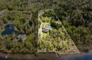 Photo aérienne - 71 Rue De La Rivière, Sainte-Catherine-De-Hatley, QC  - Outdoor With Body Of Water With View 