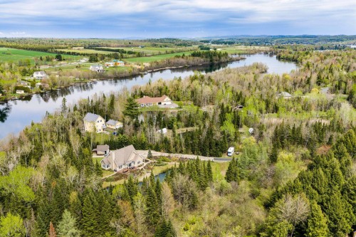 Photo aérienne - 71 Rue De La Rivière, Sainte-Catherine-De-Hatley, QC - Outdoor With View