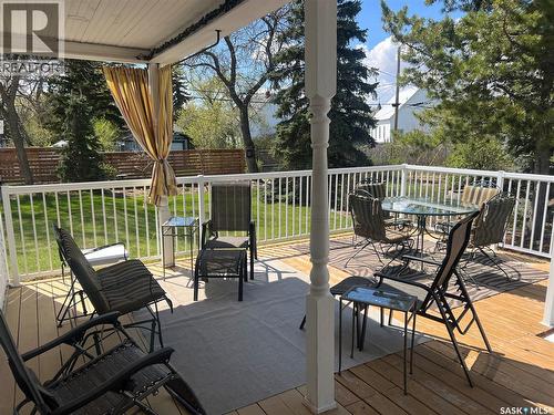 205 3Rd Avenue, Harris, SK - Outdoor With Deck Patio Veranda With Exterior
