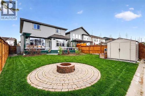 Backyard - 44 Elgin Meadows Link Se, Calgary, AB 