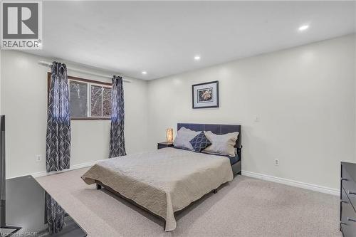 Bedroom with light carpet and recessed lighting - 146 Bechtel Drive, Kitchener, ON - Indoor Photo Showing Bedroom