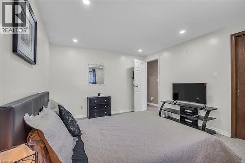 Bedroom with light colored carpet and recessed lighting - 146 Bechtel Drive, Kitchener, ON - Indoor