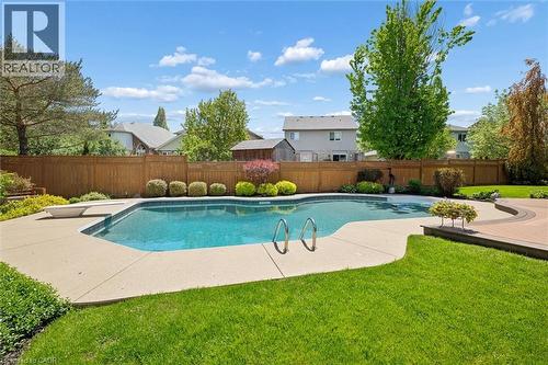 697 Breakwater Crescent, Waterloo, ON - Outdoor With In Ground Pool With Backyard