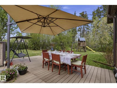 210 Porter Av, Millet, AB - Outdoor With Deck Patio Veranda