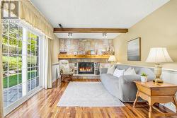 Family room with fireplace - 