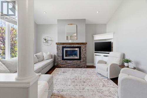 109 Pinnacle Street, Brighton, ON - Indoor Photo Showing Living Room With Fireplace