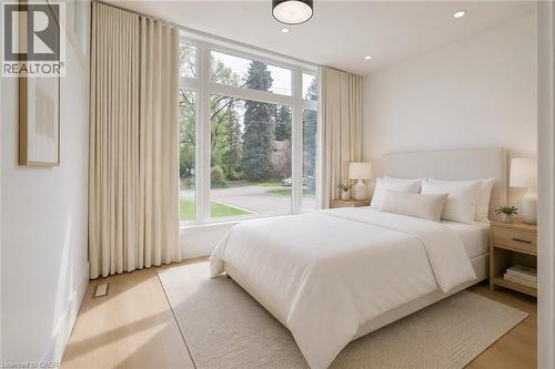 Virtually Staged - 1143 Kane Road, Mississauga, ON - Indoor Photo Showing Bedroom