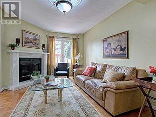 382 Bud Gregory Boulevard, Mississauga, ON - Indoor Photo Showing Living Room With Fireplace