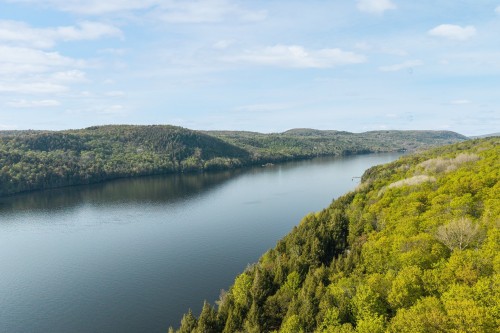 Photo aérienne - Ch. De Cedarville, Ogden, QC 