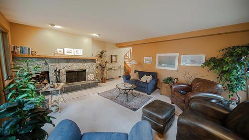 3023 Westside Road, Moyie, BC - Indoor Photo Showing Living Room With Fireplace