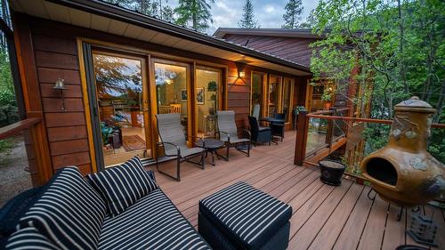 3023 Westside Road, Moyie, BC - Outdoor With Deck Patio Veranda With Exterior