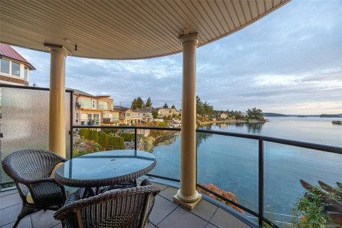 101-9949 Third St, Sidney, BC - Outdoor With Body Of Water With Deck Patio Veranda With View With Exterior