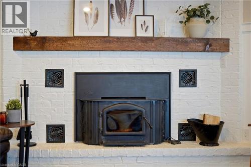 192 Concession 14, Puslinch, ON - Indoor With Fireplace
