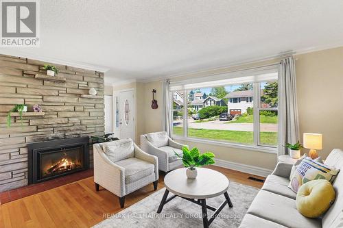 2640 Ulster Crescent, Ottawa, ON - Indoor Photo Showing Living Room With Fireplace