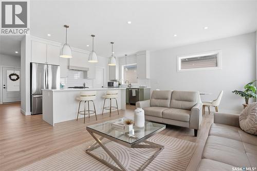 20 515 Delainey Road, Saskatoon, SK - Indoor Photo Showing Living Room