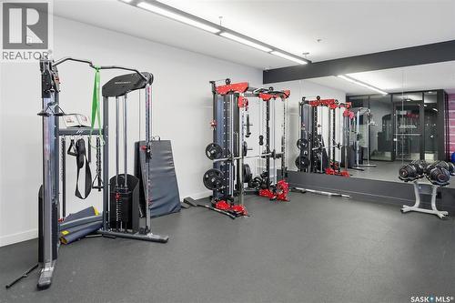 504 490 2Nd Avenue S, Saskatoon, SK - Indoor Photo Showing Gym Room