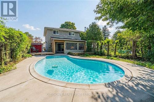 3450 Ellengale Drive, Mississauga, ON - Outdoor With In Ground Pool With Deck Patio Veranda