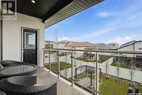 4714 E Green Apple Drive, Regina, SK - Outdoor With Balcony With Exterior