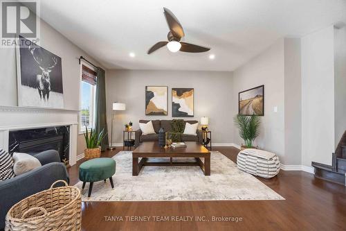 303 Cachet Boulevard, Whitby, ON - Indoor Photo Showing Living Room With Fireplace
