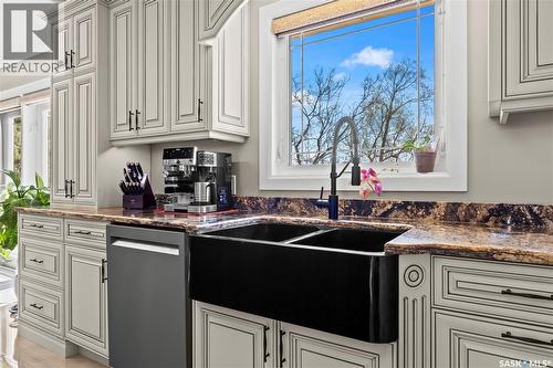 3383 Dent Crescent, Prince Albert, SK - Indoor Photo Showing Kitchen With Double Sink