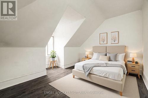 virtually staged - 84 Second Avenue, Ottawa, ON - Indoor Photo Showing Bedroom