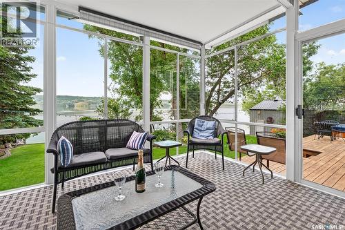 417 Daniel Drive, Buffalo Pound Lake, SK - Outdoor With Deck Patio Veranda With Exterior