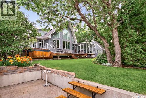 417 Daniel Drive, Buffalo Pound Lake, SK - Outdoor With Deck Patio Veranda