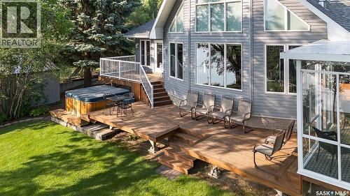 417 Daniel Drive, Buffalo Pound Lake, SK - Outdoor With Deck Patio Veranda With Exterior
