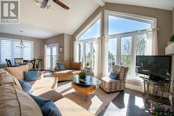 Upper Family Room with water views - 