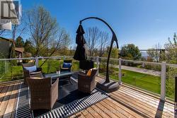 Upper deck with water views - 
