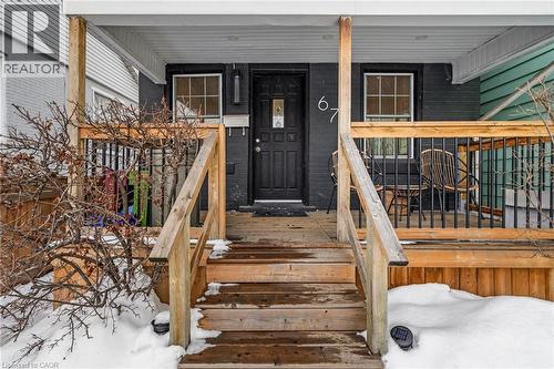 67 Glendale Avenue N, Hamilton, ON - Outdoor With Deck Patio Veranda With Exterior