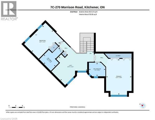 Upper level layout - 270 Morrison Road Unit# 7C, Kitchener, ON - Other