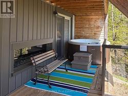 Hot Tub Area on Lower Level Deck - 