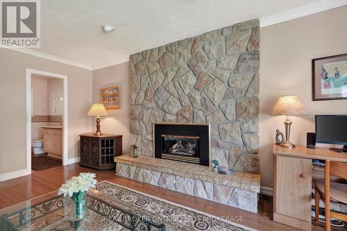 1607 Charles Street, Cornwall, ON - Indoor Photo Showing Living Room With Fireplace
