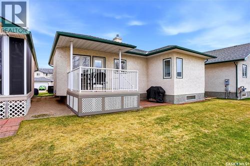 3283 Thames Crescent E, Regina, SK - Outdoor With Deck Patio Veranda With Exterior