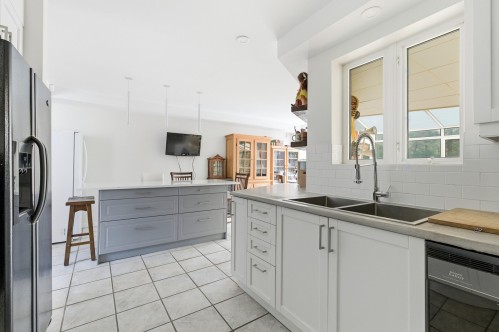 Cuisine - 276 Rue Des Eaux-Vives, Saint-Jérôme, QC - Indoor Photo Showing Kitchen With Double Sink With Upgraded Kitchen