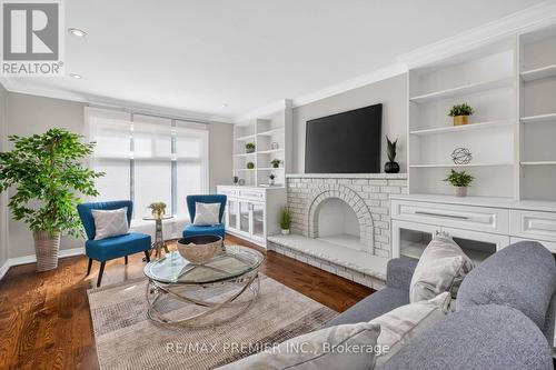 248 Forest Drive, Vaughan, ON - Indoor Photo Showing Living Room With Fireplace