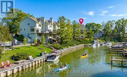 Short paddle or boat ride out to Lake Huron. - 