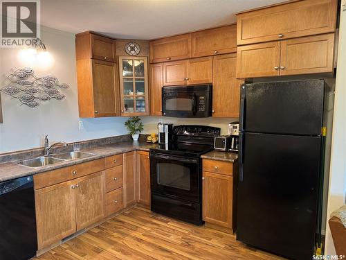 409 1022 Hampton Circle, Saskatoon, SK - Indoor Photo Showing Kitchen With Double Sink