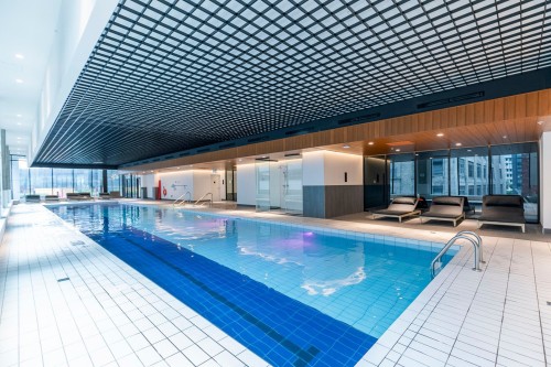 Pool - 3901-1245 Rue De Bleury, Montréal (Ville-Marie), QC -  With In Ground Pool