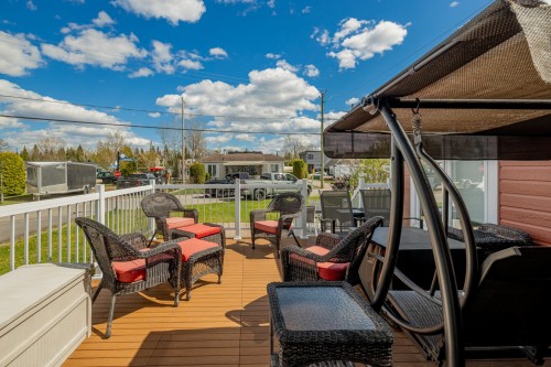 Balcon - 28 7E Rue, Fossambault-Sur-Le-Lac, QC - Outdoor With Deck Patio Veranda