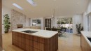 Vue d'ensemble - 476 Av. Townshend, Saint-Lambert, QC  - Indoor Photo Showing Kitchen With Fireplace 