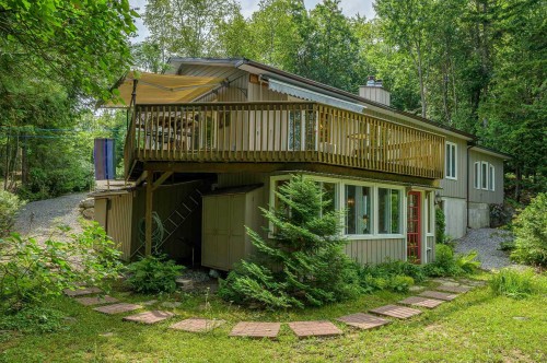 Vue d'ensemble - 7405 Ch. Du Lac-Pilon, Sainte-Adèle, QC - Outdoor With Deck Patio Veranda
