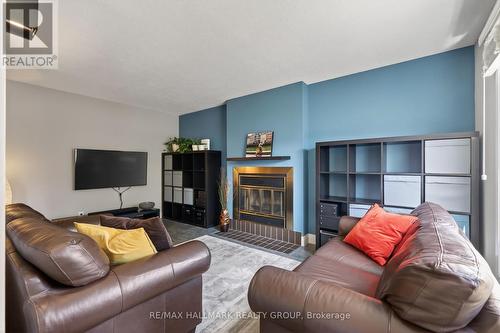 79 Dossetter Way, Ottawa, ON - Indoor Photo Showing Living Room With Fireplace