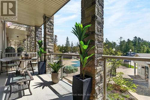 Pool Balcony - 209 - 764 River Road E, Wasaga Beach, ON - Outdoor With Balcony With Exterior