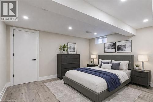 Virtually Staged - 4 Colgate Court, Hamilton, ON - Indoor Photo Showing Bedroom