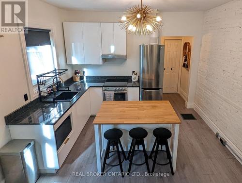 158 Hunter Street E, Hamilton, ON - Indoor Photo Showing Kitchen With Stainless Steel Kitchen