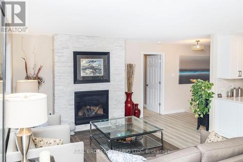 486 Code Drive, Montague, ON - Indoor Photo Showing Living Room With Fireplace