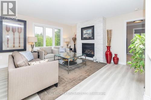486 Code Drive, Montague, ON - Indoor Photo Showing Living Room With Fireplace
