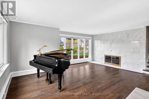 1981 Alta Vista Drive, Ottawa, ON - Indoor With Fireplace